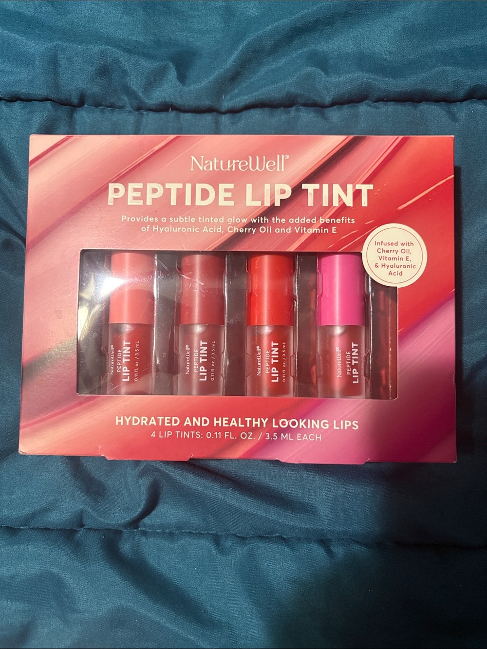 NatureWell - Peptide Lip Tint Set – Natural Well - 4 Tubes .11 Fl oz ea